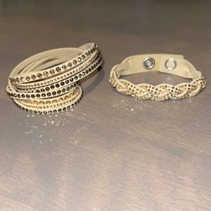 SOLD TOGETHER CRYSTAL SWAROVSKI BRACELETS